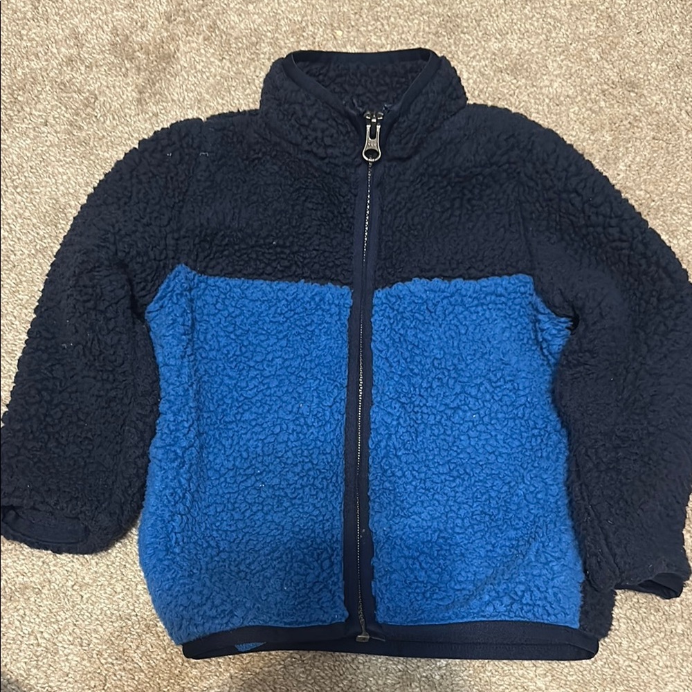 The Children's Place Black and Blue Fleece Hoodie